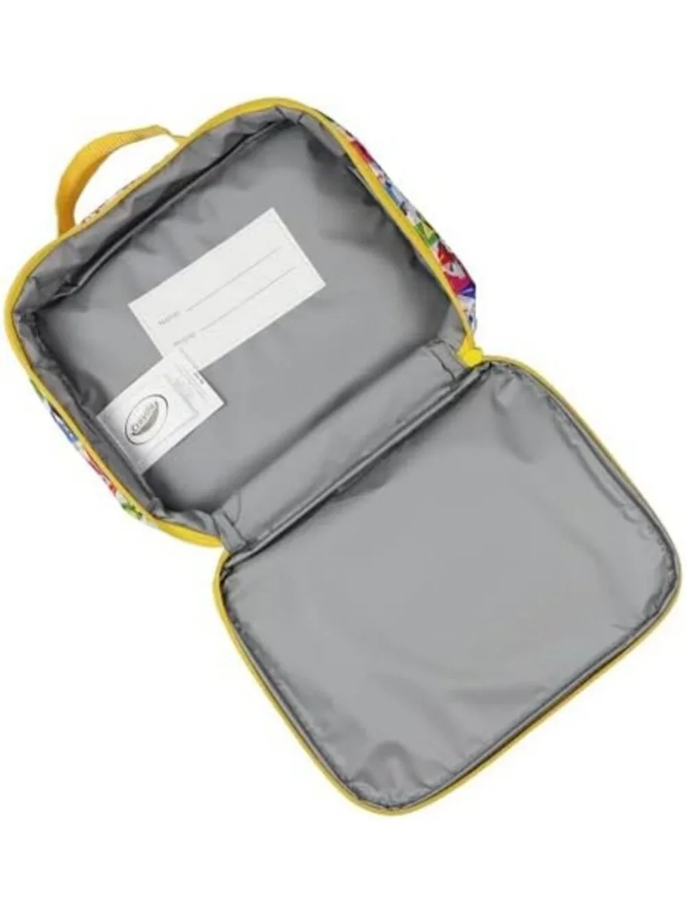 Colorful Crayon Crew Backpack Set | 3-Piece with Lunch Box & Pencil Case